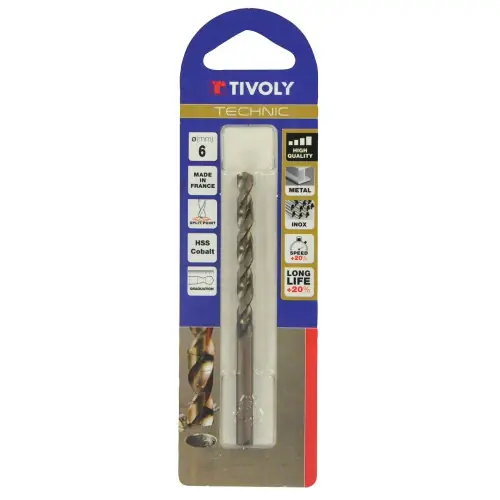 Expédition Rapide Foret métaux technic slr, diam. 2,5 x 16 cm – TIVOLY