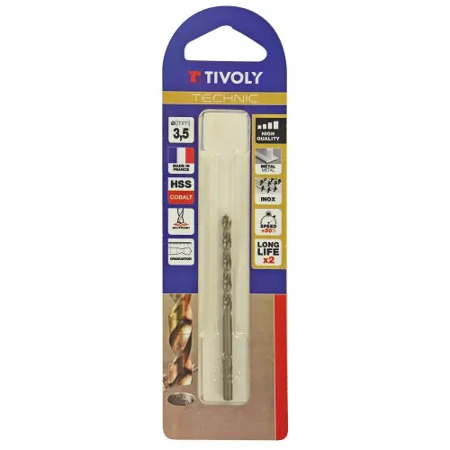 Foret métaux technic slr, diam. 3,5 x 16 cm – TIVOLY Satisfait Ou Remboursé