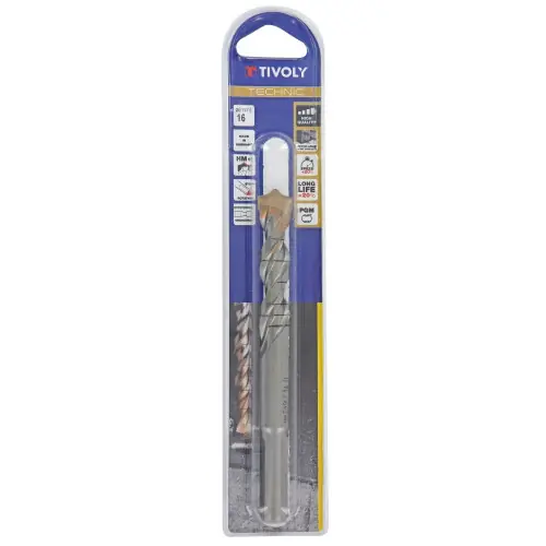 Haute Qualité Foret pour béton, Diam.16 mm, L.160 mm TIVOLY – TIVOLY