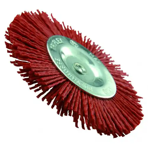 Produit De Marque Polybrosse rouge circulaire pour bois TIVOLY, Diam.100 mm – TIVOLY
