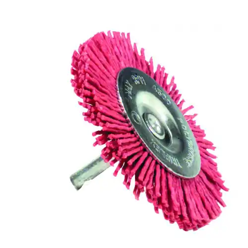 Polybrosse rouge circulaire pour bois TIVOLY, Diam.75 mm – TIVOLY Expédition Rapide