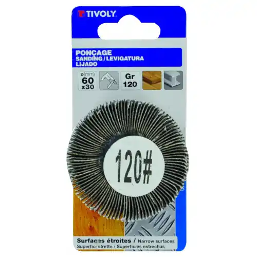 Jusqu&rsquo;à Épuisement Des Stocks Roue à lamelles pour métal TIVOLY, Diam.30 mm – TIVOLY