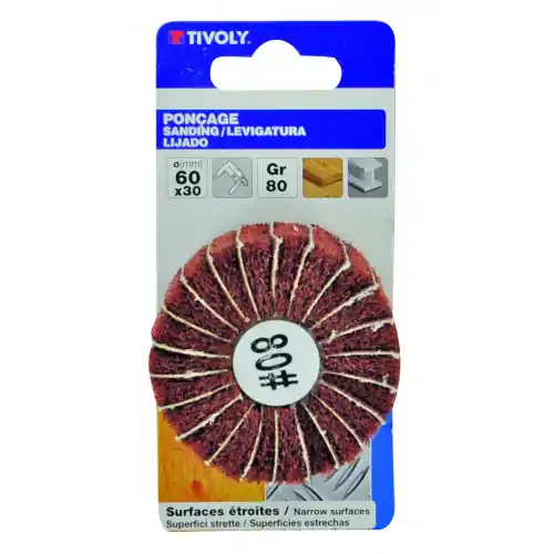Roue de finition pour multimatière TIVOLY, Diam.60 mm – TIVOLY Offre Exclusive