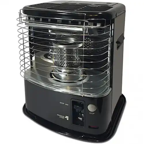 Offre Exclusive Poêle à mèche autonome – TOSAÏ 233 – 2200W – 3,8L – 34m² – Noir – Tosaï