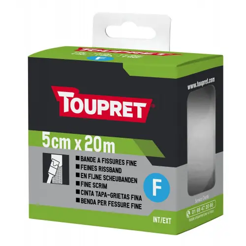 Bande a fissure fine TOUPRET 5 cm x 20m – Toupret Offre Exclusive