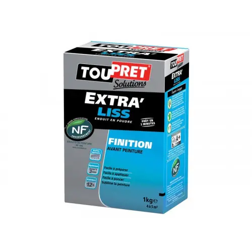 Enduit De Lissage 1 Kg En Poudre, Pour Mur / Plafond Intérieu – Toupret Achat Immédiat