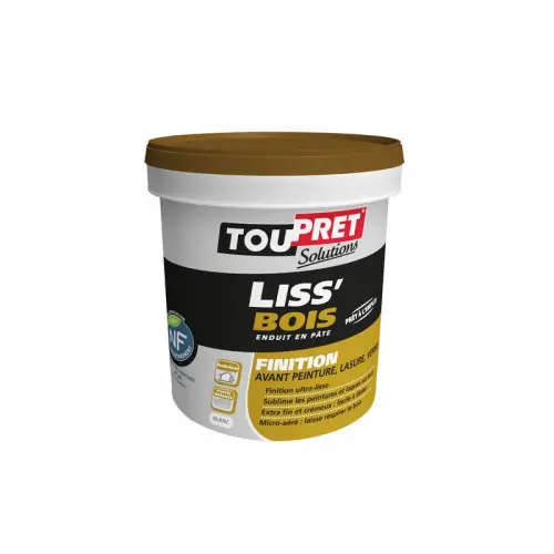 Enduit De Lissage, Liss Bois, Blanc 1.25 L – Toupret Meilleur Prix