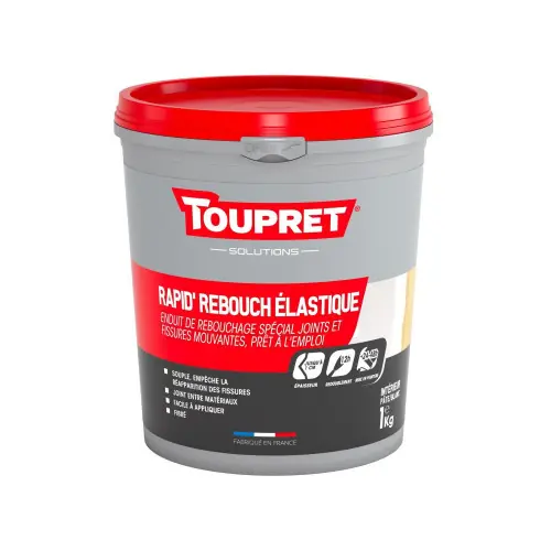 Enduit de rebouchage en pate Elastique TOUPRET 1 kg – Toupret Expédié Aujourd&rsquo;hui