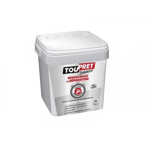 Enduit De Rebouchage Haute Performance 1 Kg En Pâte, Inté/Exté – Toupret Offre Limitée