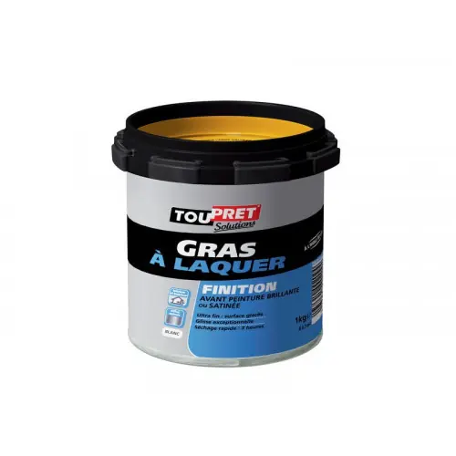 Enduit Gras À Laquer 1 Kg En Pâte, Intérieur/Extérieur – Toupret Expédié Aujourd&rsquo;hui