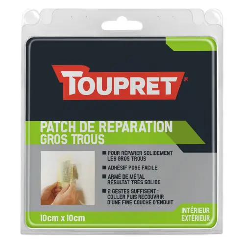 Prix Réduit Patch de reparation gros trous Toupret 10 cm x 10 cm – Toupret