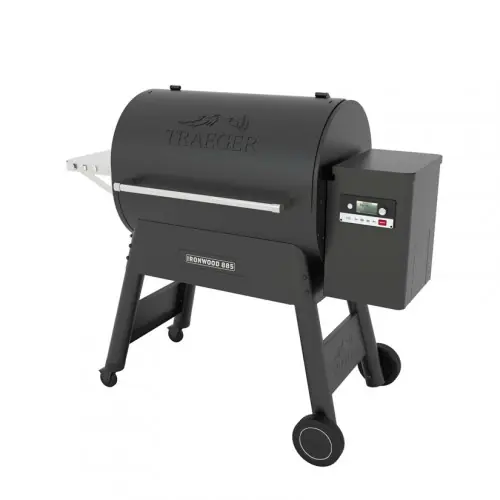 Achat Immédiat Barbecue à pellet Ironwood 885 – 2 niveaux de grille – 10,5 kW – 137 x 69 x 122 cm – Traeger