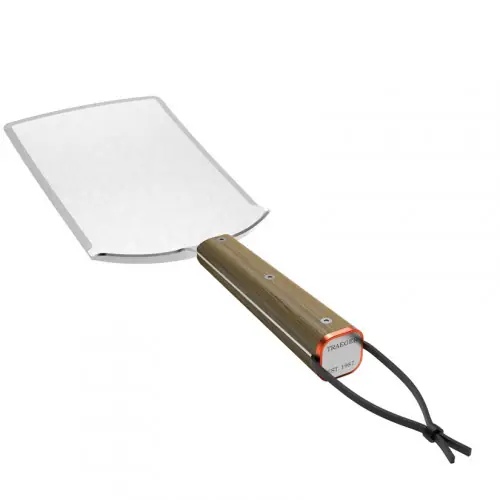 Grande spatule en inox pour barbecue – manche bois – 15 x 24 cm – 0,96 kg – Traeger Dernier Modèle