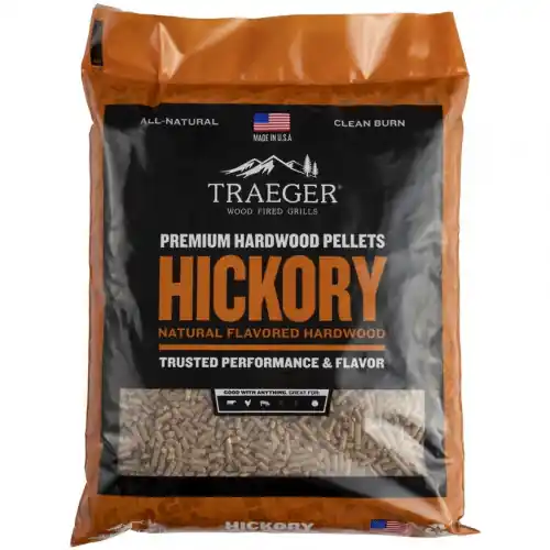 Pellets pour barbecue Hickory – Sac de 9 kg – 100% naturel – Traeger Offre Spéciale