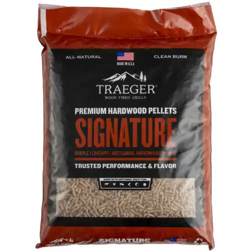 Vente Directe Pellets pour barbecue Signature Blend – Sac de 9 kg – 100% naturel – Traeger