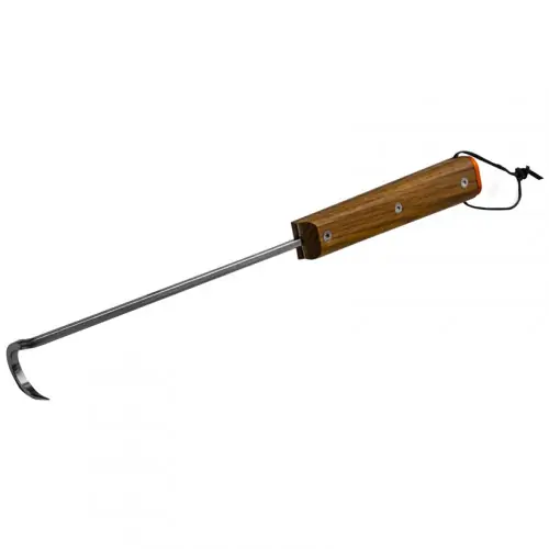 Pic à viande en acier inoxydable pour barbecue – manche en bois avec boucle – Traeger Jusqu&rsquo;à Épuisement Des Stocks