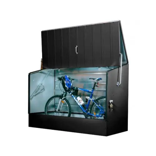 Abri à vélos en métal 1750L anthracite + kit d‘ancrage – Bicycle Store – Trimetals Nouvelle Collection