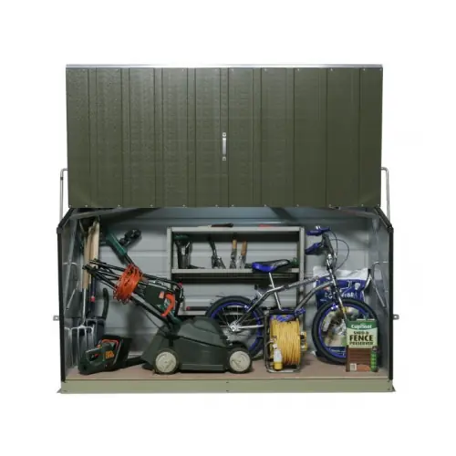 Nouvelle Collection Coffre de rangement métal 1500L vert – 1,51m² utile – Storeguard – Trimetals