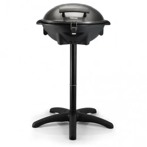 Retour Gratuit Barbecue électrique BQ-2816 2200 W – grille fonte aluminium 46 x 35 cm – sur pied ou table – Tristar