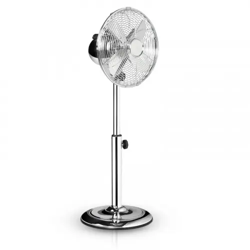 Ventilateur métallique sur pied Diamètre 25 cm – Réglable en hauteur 65-85 cm – Tristar Retour Gratuit