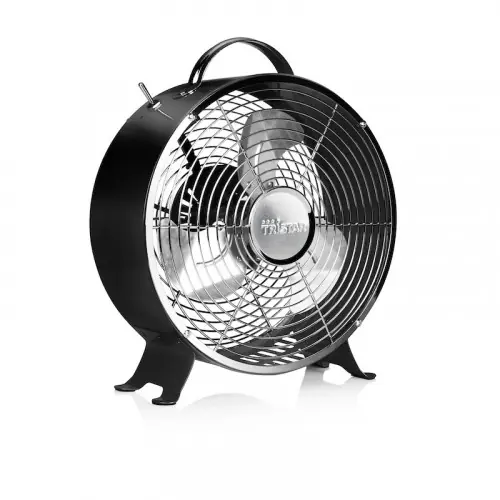 Ventilateur rétro en métal Diamètre 25 cm – 2 positions réglables – Tristar Populaire