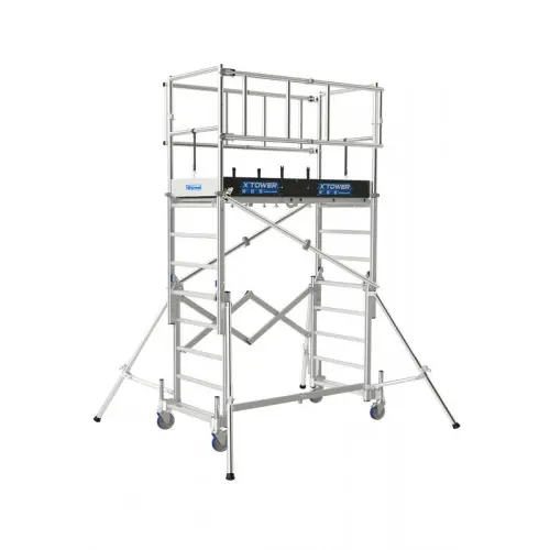 Bon Marché Echafaudage roulant X‘TOWER 2m00 plancher (4m00 travail) - Tubesca-Comabi