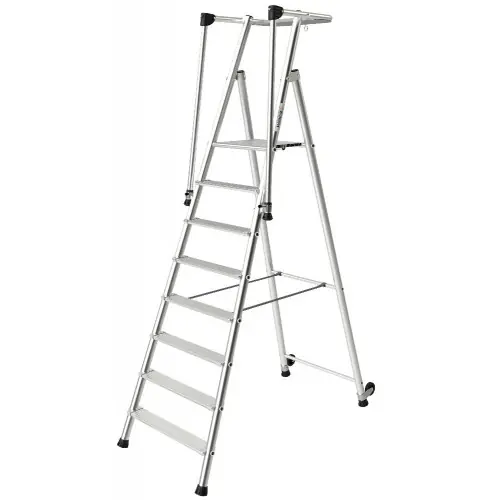 Marchepied MAGNUM 3 - 8 marches - Hauteur de travail 3,9m - Tubesca-Comabi Populaire