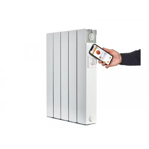Réduction Radiateur électrique connecté à inertie sèche 1000 W UNIV‘R CHAUFFAGE Eden blanc – UNIV‘R CHAUFFAGE
