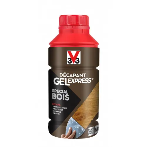 Achat Immédiat Décapant bois V33 Gel express, 0.5 l – V33