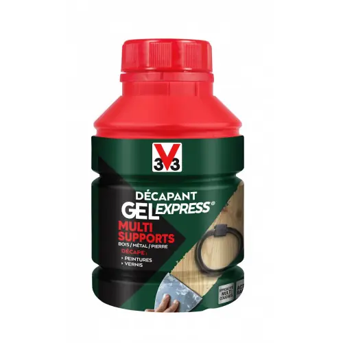 Décapant multisupport V33 Gel express, 0.25 l - V33 Meilleure Vente