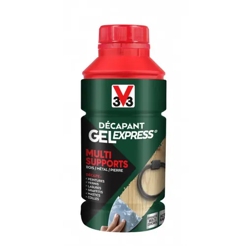 Dernier Modèle Décapant multisupport V33 Gel express, 0.5 l - V33