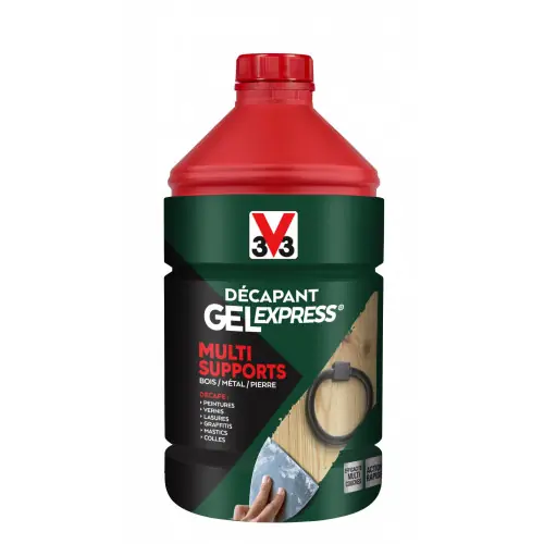 Décapant multisupport V33 Gel express, 2 l - V33 Must-Have