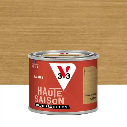 Lasure V33 Haute saison 8 ans chêne naturel satiné 0.125 l - V33 Commande En Gros