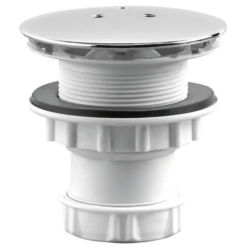Nouveauté Bonde pour receveur de douche capot en metal chromé, VALENTIN, diam. 60 mm – VALENTIN