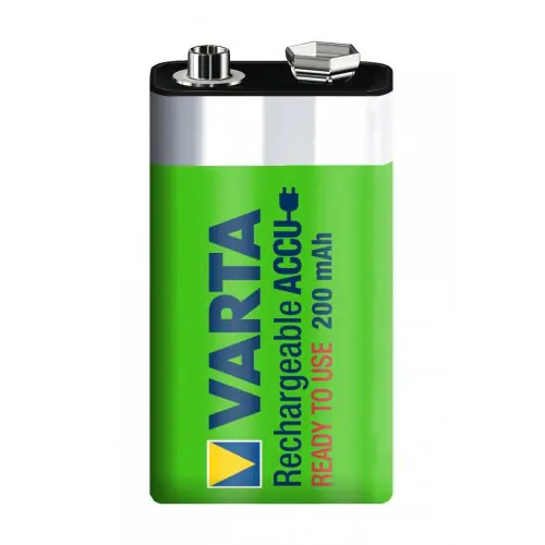 Promotion Piles rechargeables - 200 mah / 9 v carte de 1 6f22 - VARTA