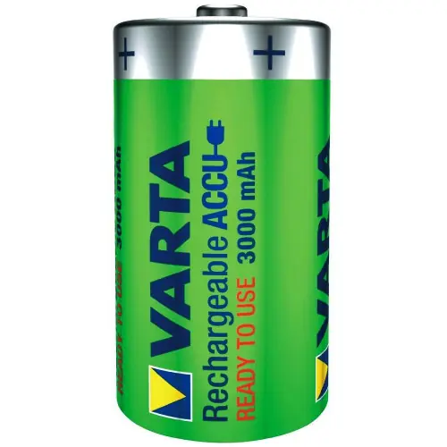 Piles rechargeables - 3000 mah / 1,2 v carte de 2 lr20 / d - VARTA Remise