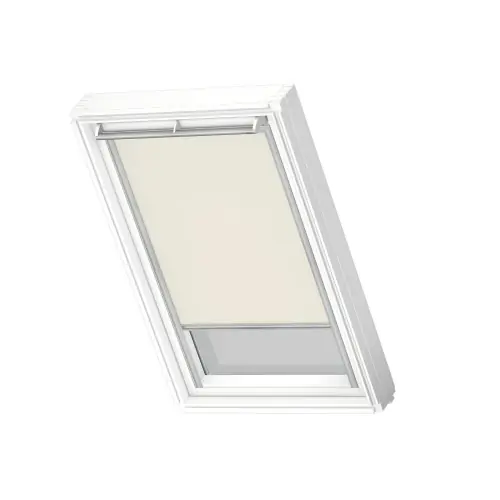 Populaire Store fenêtre de toit VELUX occultant manuel beige DKL SK06, cadre gris – VELUX