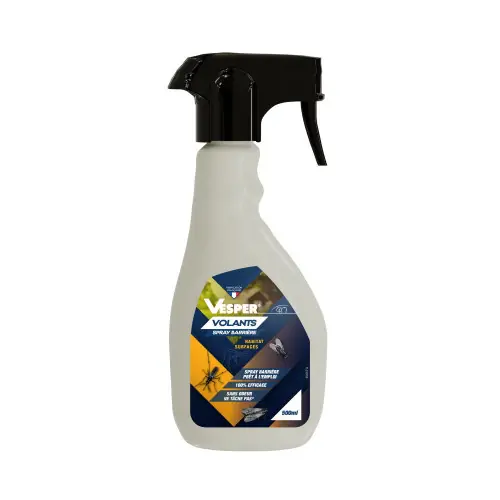 Spray barrière insectes volants 500 ml – Sans odeur, ne tâche pas – Vesper Commander Vite