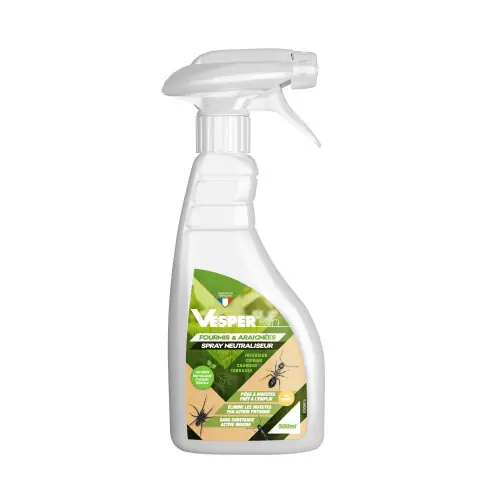 Achat Immédiat Spray neutraliseur fourmis/araignees 500 ml – origine végétale – Vesper