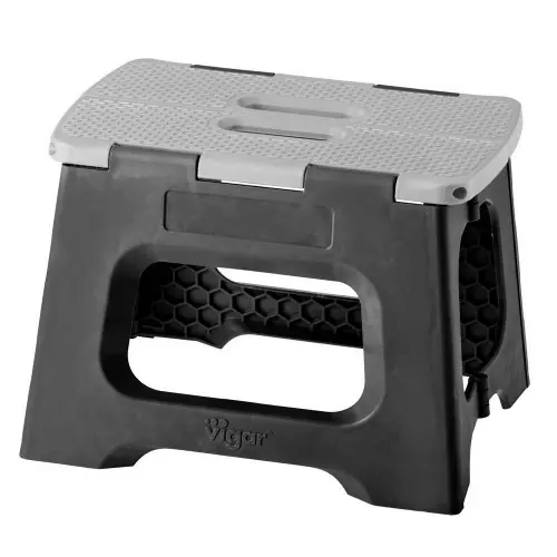 Marchepied pliable hauteur 23 cm VIGAR 1 marche gris - VIGAR Offre Exclusive