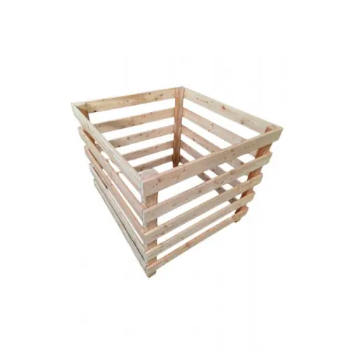 Remise Composteur en mélèze – 950 x 950 x 900 – Waegner
