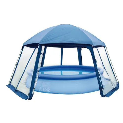 Satisfait Ou Remboursé Abris en toile pour piscine/spa - dimension 5 x H. 2,5 m - WATER CLIP