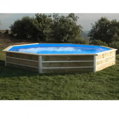Commander Maintenant Piscine bois ronde - Ø 4,60 x H. 1,29 m CLEOFAS - WATER CLIP