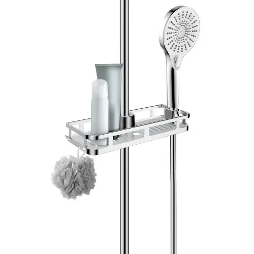 Etagère de bain / douche chromé à encastrer Liberta – WENKO Authentique