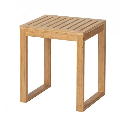 Tabouret marron Bambou WENKO - WENKO Expédié Aujourd'hui