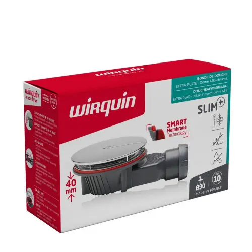 Kits complets pour receveur de douche, Diam.90 mm, WIRQUIN - WIRQUIN Seulement Aujourd'hui