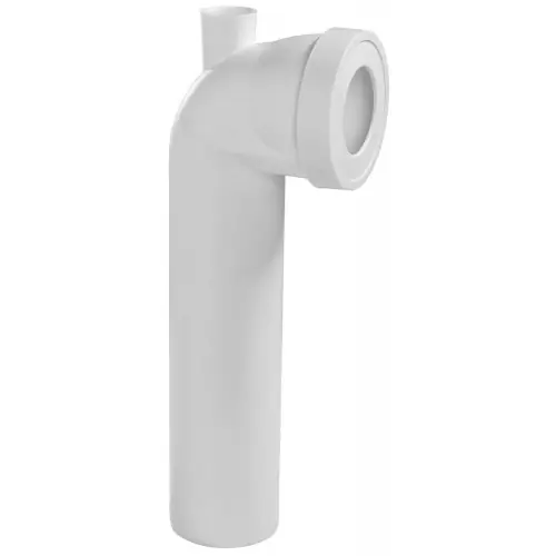 Pipe de wc longue en angle de 90° avec piquage diam.10 cm wirquin - WIRQUIN Top Vente