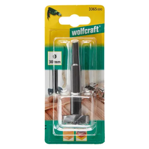 1 fraise d‘encastrement WOLFCRAFT diamètre 30 mm, 90 mm – WOLFCRAFT Réduction