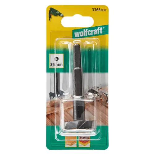 1 fraise d‘encastrement WOLFCRAFT diamètre 35 mm, 90 mm – WOLFCRAFT Usine Directe