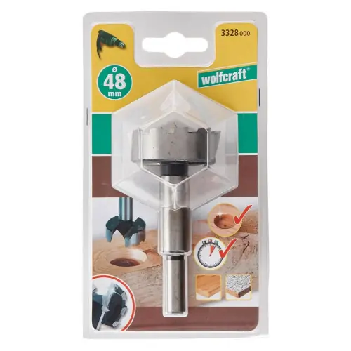 Paiement Sécurisé Fraise encastrement porte coulissante Diam.48 mm WOLFCRAFT - WOLFCRAFT